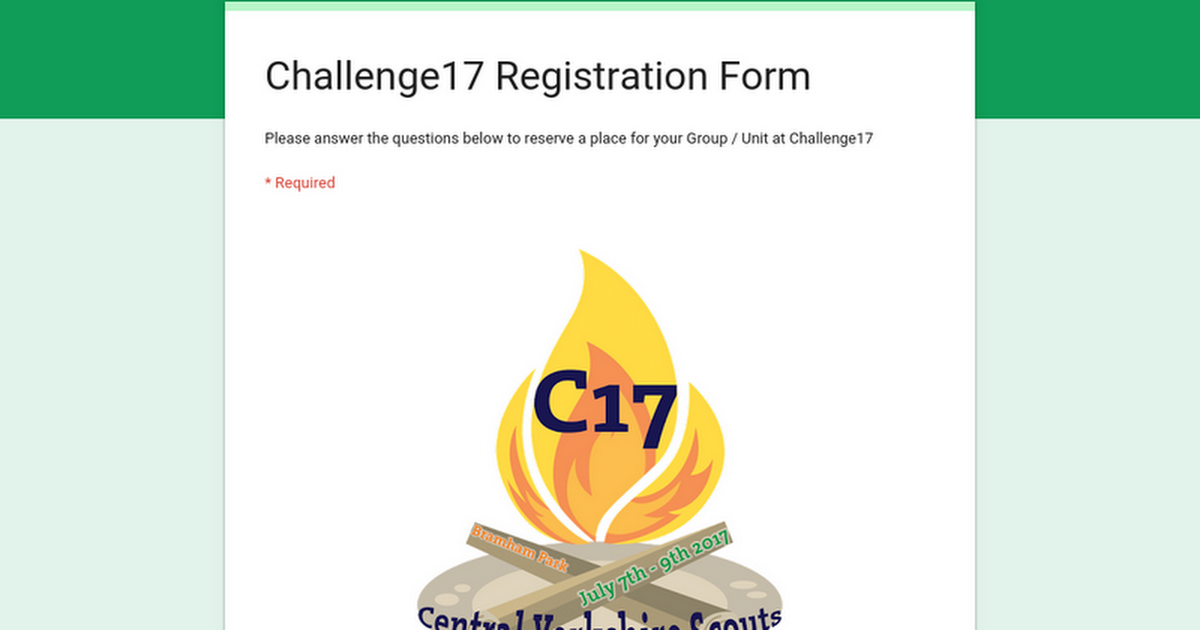 Challenge 17 Reservation Form