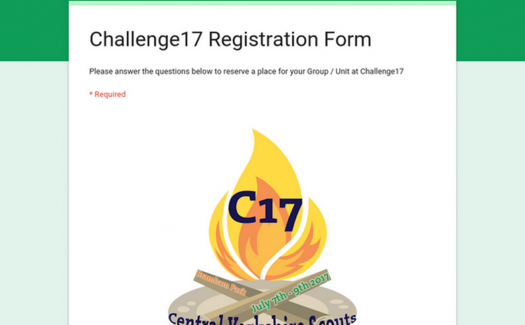 Challenge 17 Reservation Form